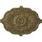 Ekena Millwork Pesaro Ceiling Medallion, Hand-Painted Mississippi Mud Crackle, 36"W x 26"H x 1 1/2"P CM36X26PEMMC - alternate 1